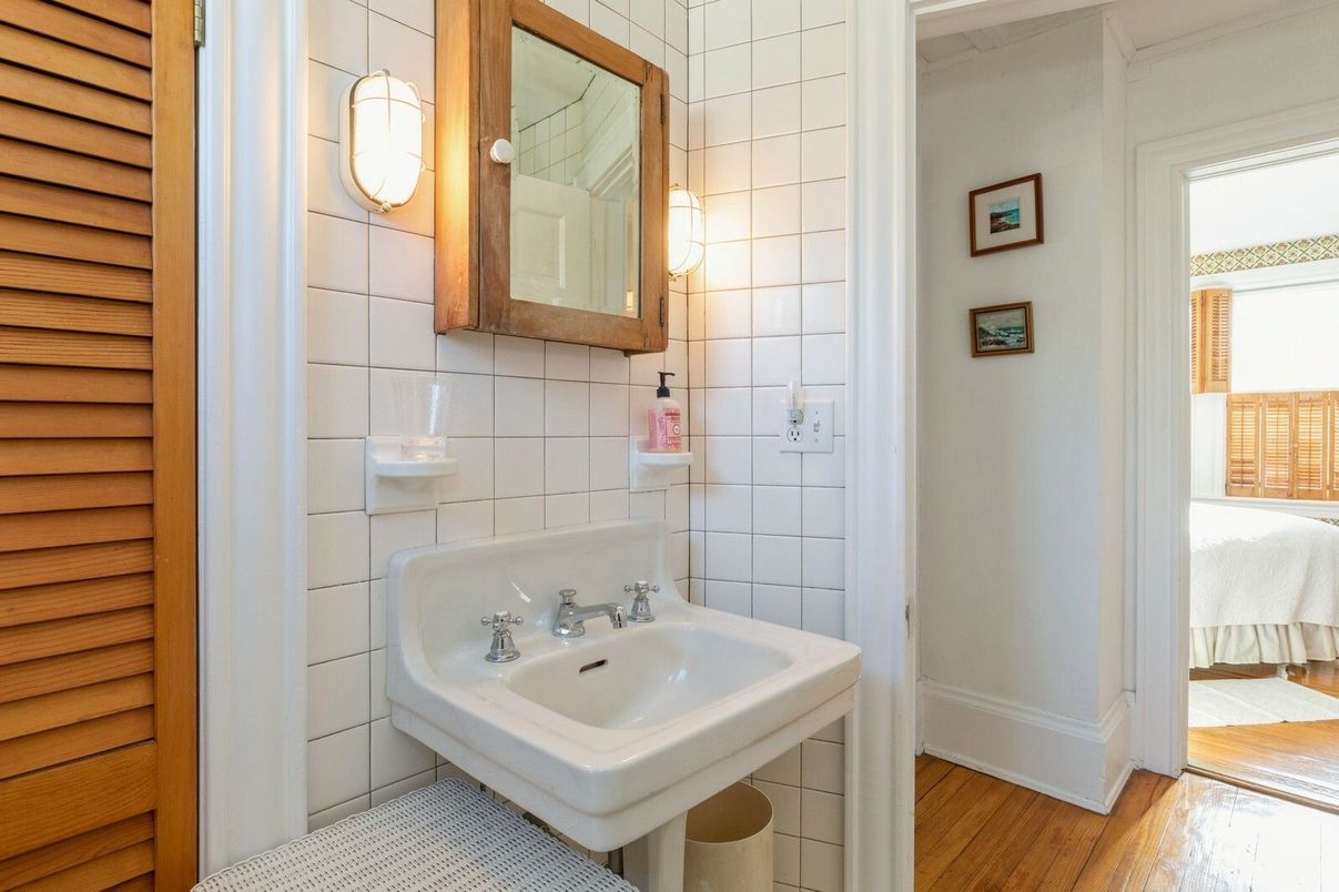 Bathroom, Interior, Wood Texture Flooring