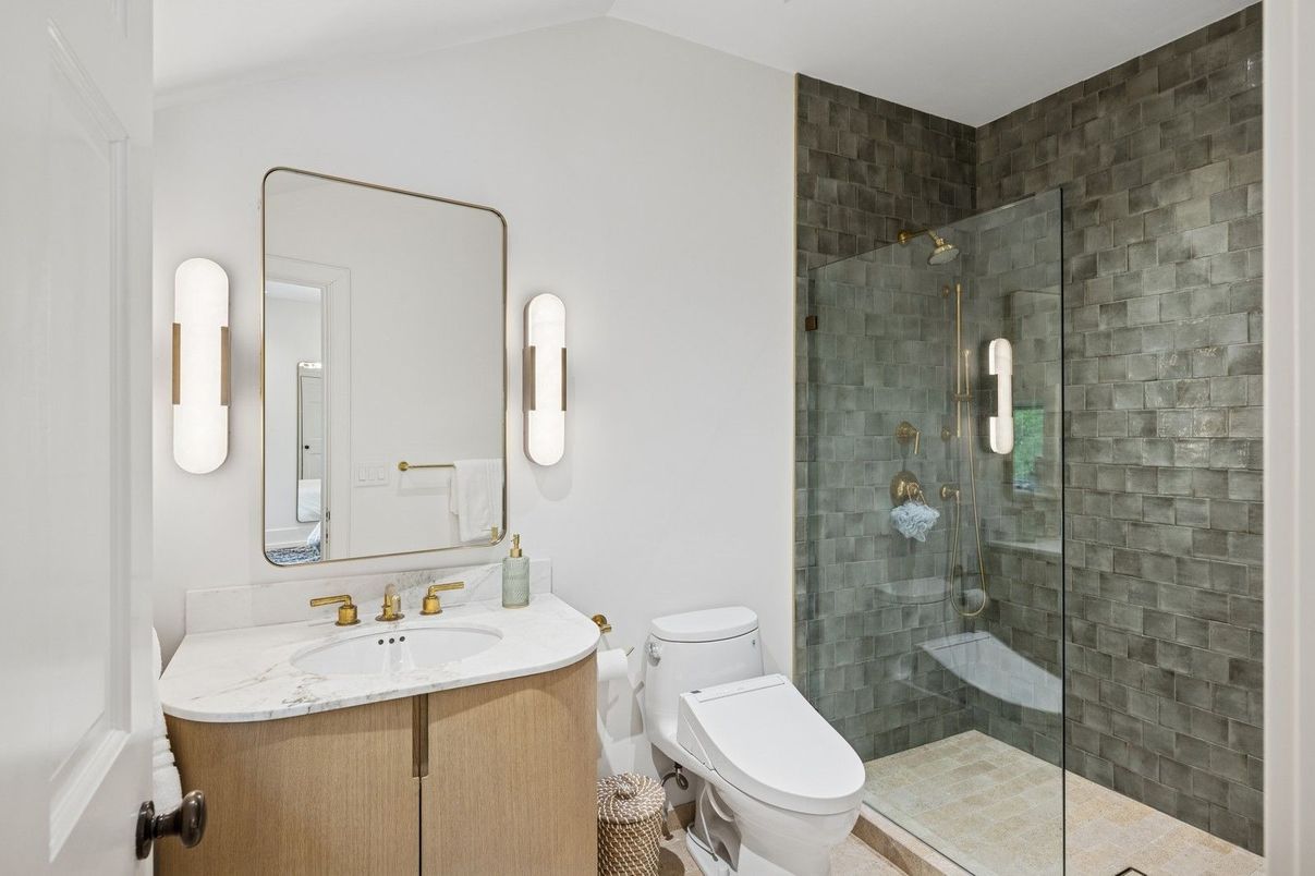 Bathroom, Glass Shower, Interior