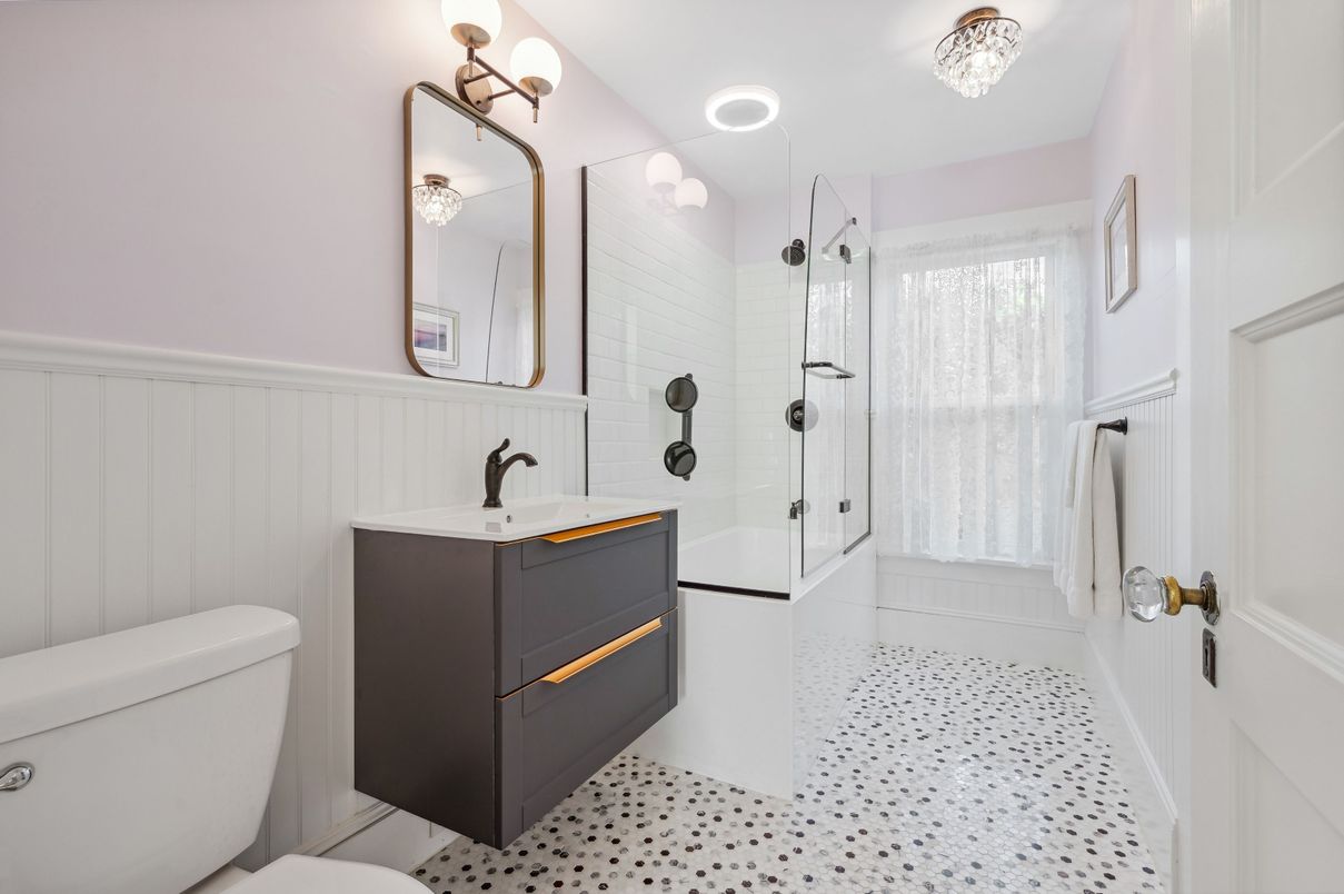 Bathroom, Glass Shower, Interior