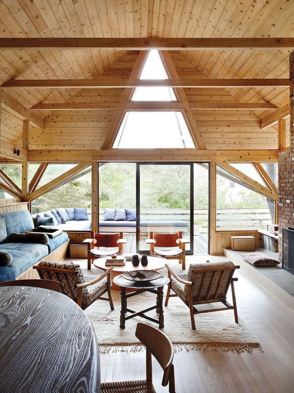 Fireplace, Interior, Living room, Wooden Beams, Wooden Ceilings, Wood Texture Flooring