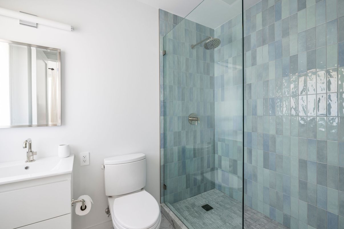 Bathroom, Glass Shower, Interior