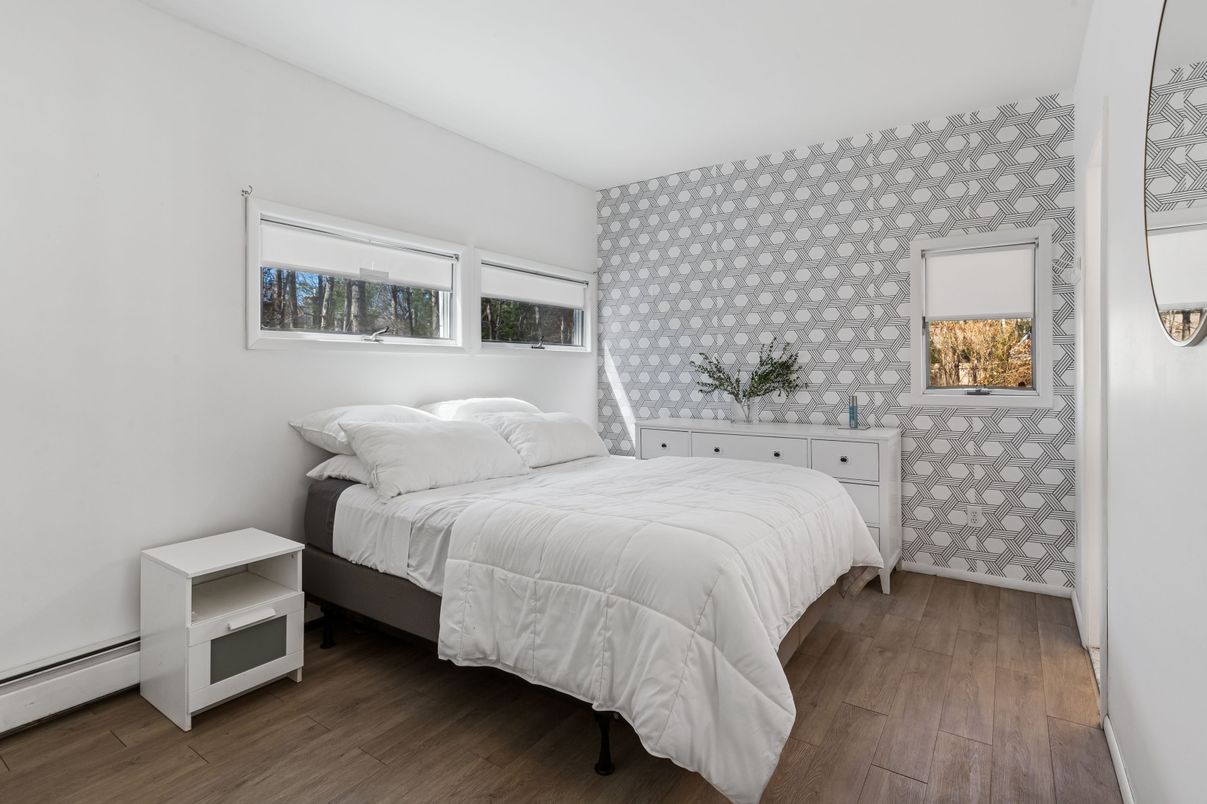 Bedroom, Interior, Wood Texture Flooring