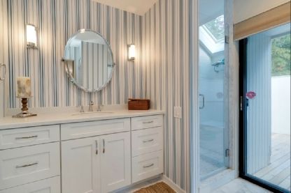 Bathroom, Glass Shower, Interior