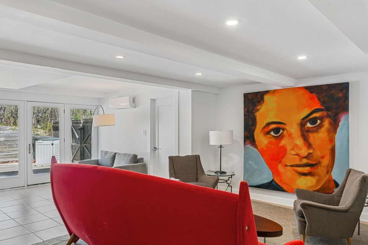 Interior, Living room, Recessed Lighting