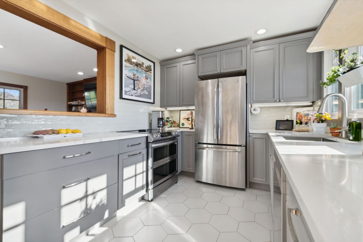 Interior, Kitchen, Recessed Lighting, Stainless Steel Appliances