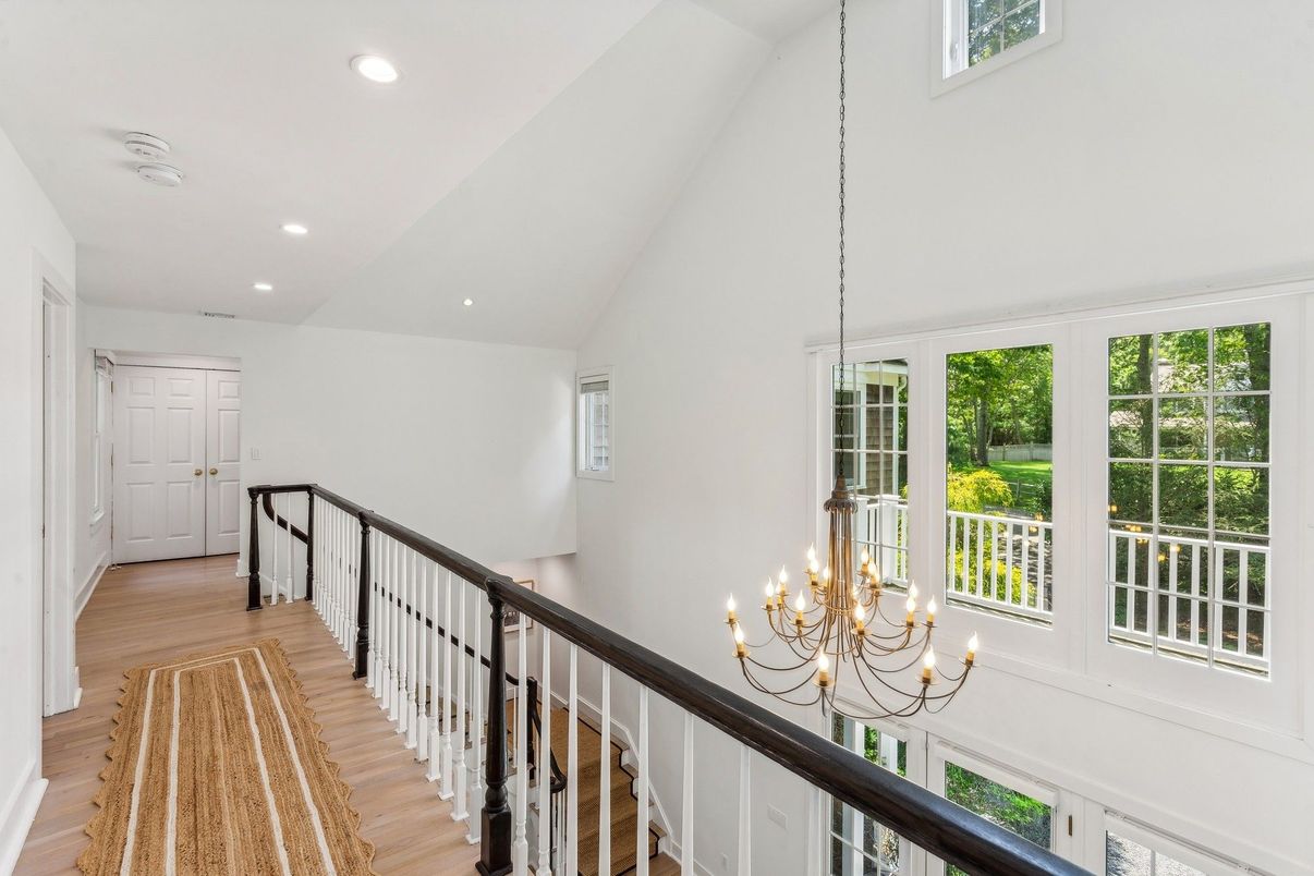 Chandelier, Interior, Recessed Lighting, Wood Texture Flooring
