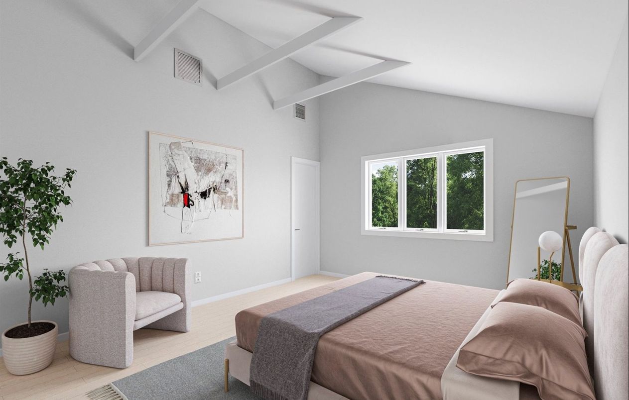 Bedroom, Interior, Wood Texture Flooring