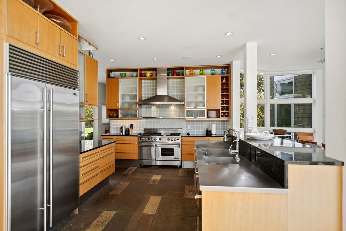 Interior, Kitchen, Recessed Lighting, Stainless Steel Appliances