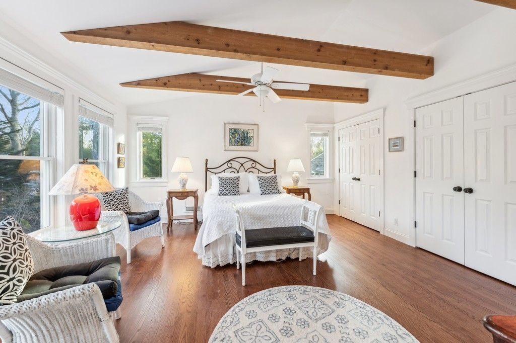 Bedroom, Interior, Wooden Beams, Wood Texture Flooring