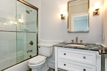 Bathroom, Glass Shower, Interior