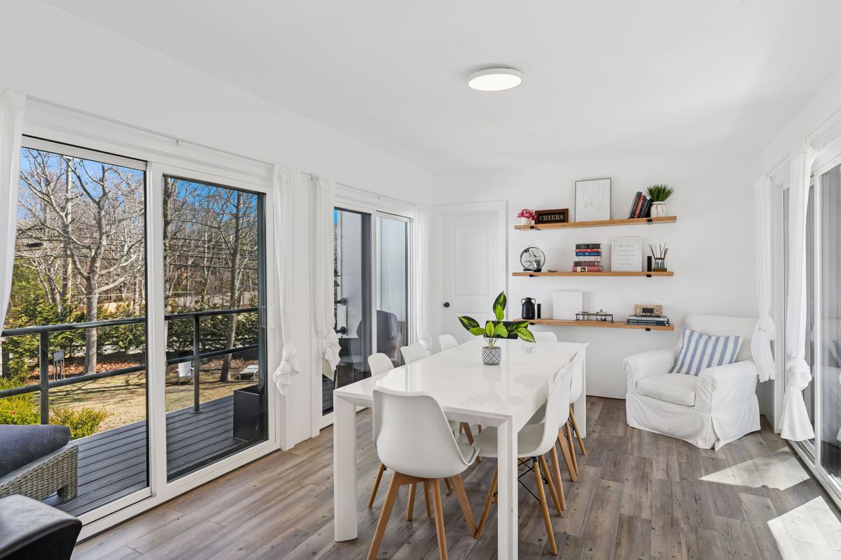 Dining room, Interior, Wood Texture Flooring