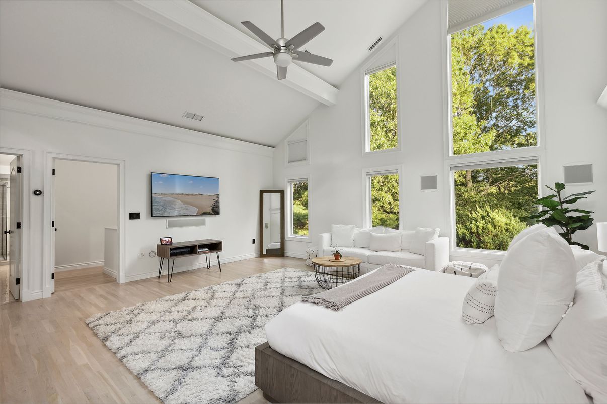 Bedroom, Interior, Wood Texture Flooring