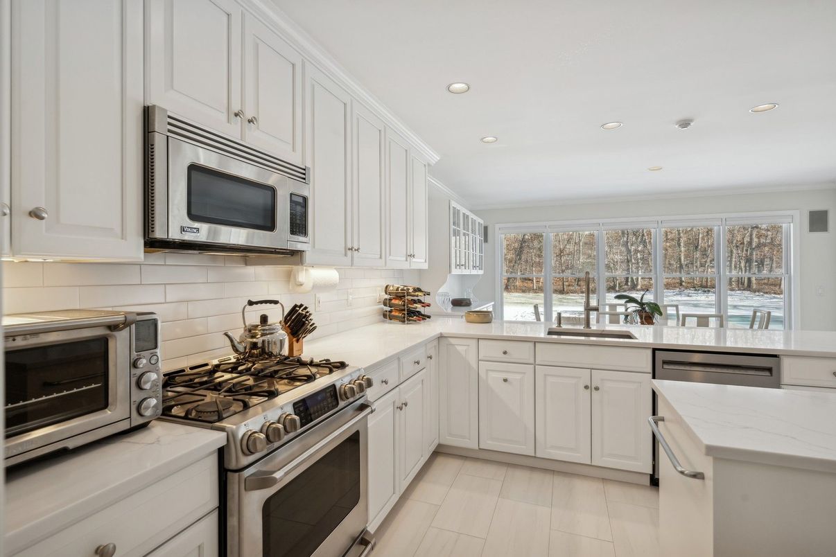 Interior, Kitchen, Recessed Lighting, Stainless Steel Appliances