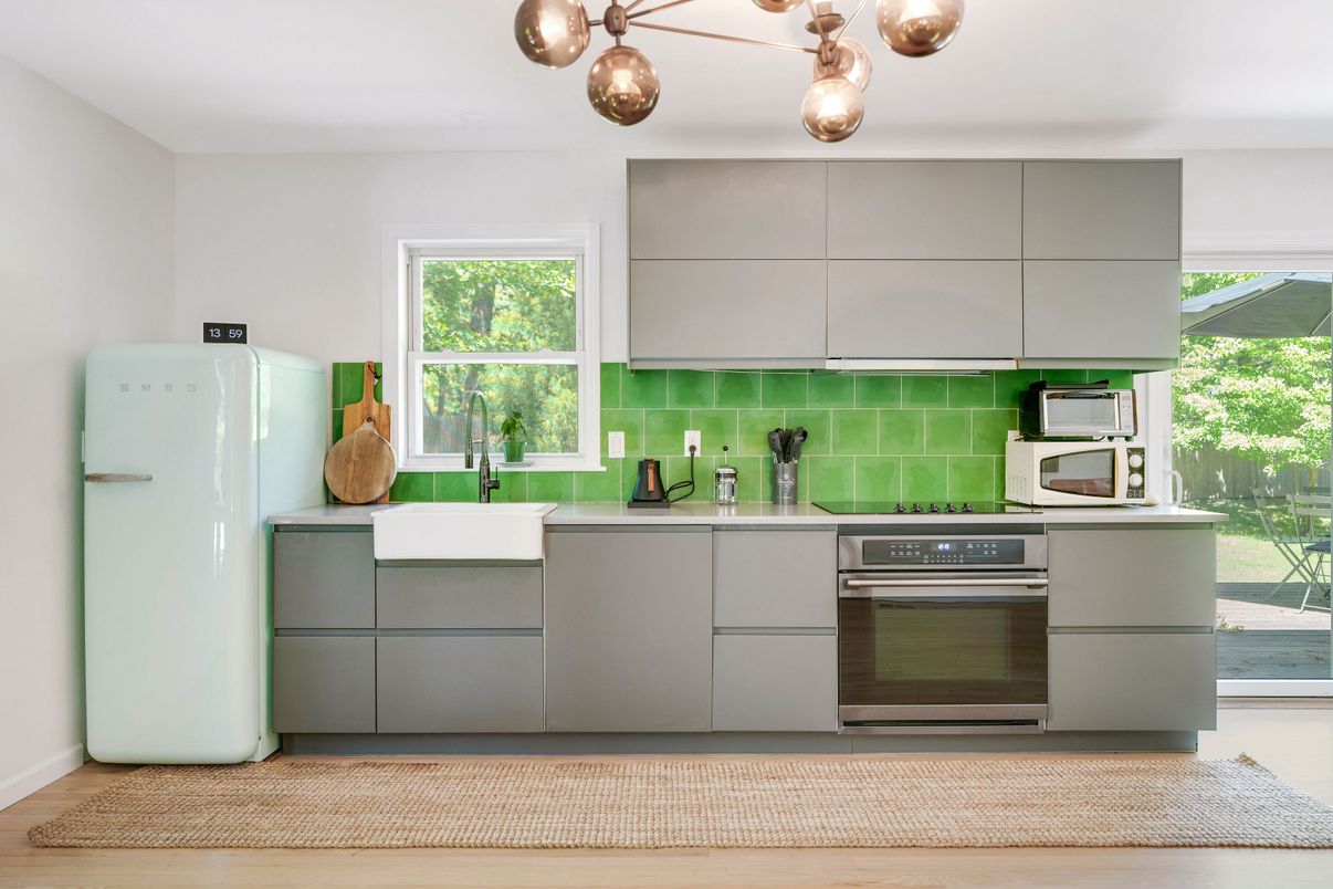 Interior, Kitchen, Stainless Steel Appliances