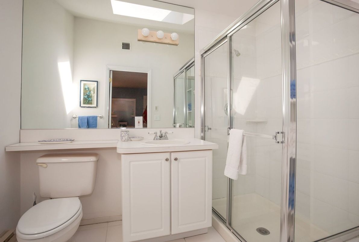 Bathroom, Dual Sink Vanities, Glass Shower, Interior