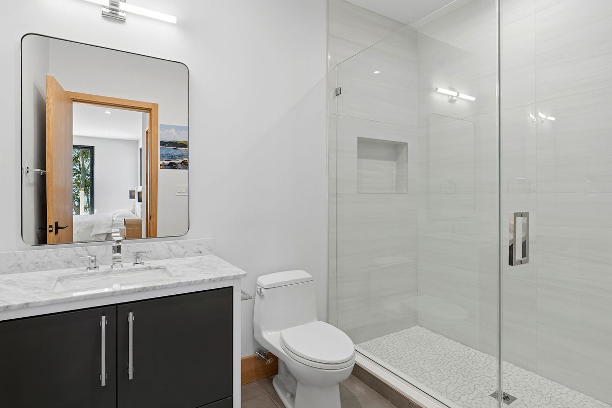 Bathroom, Glass Shower, Interior