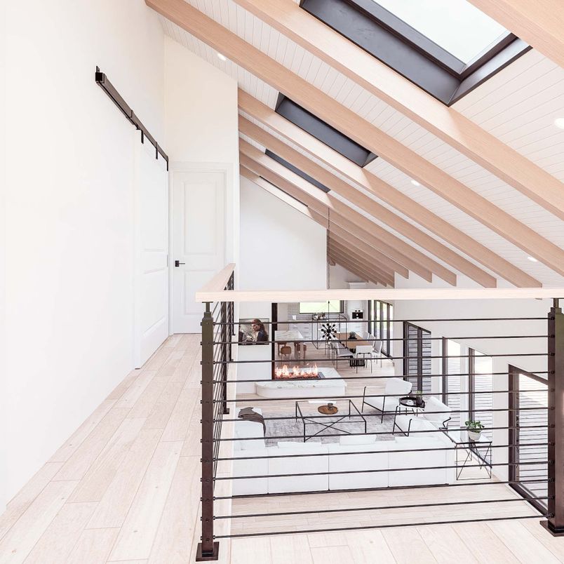 Interior, Wooden Beams, Wood Texture Flooring