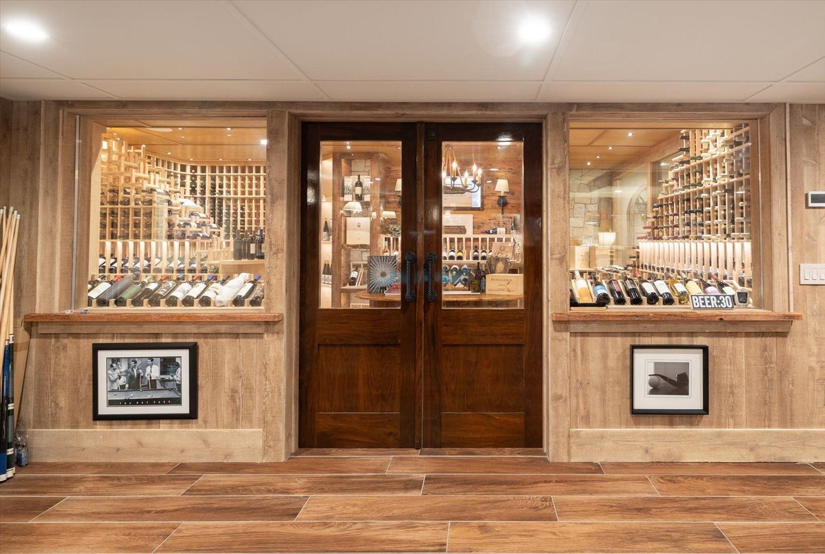 Interior, Recessed Lighting, Wine Storage, Wood Texture Flooring