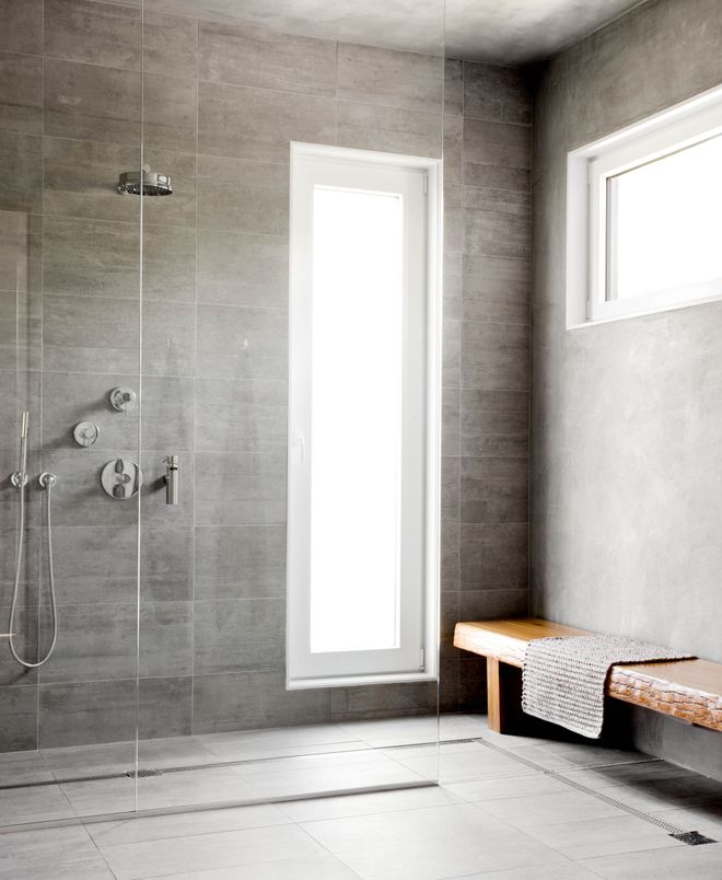 Bathroom, Glass Shower, Interior