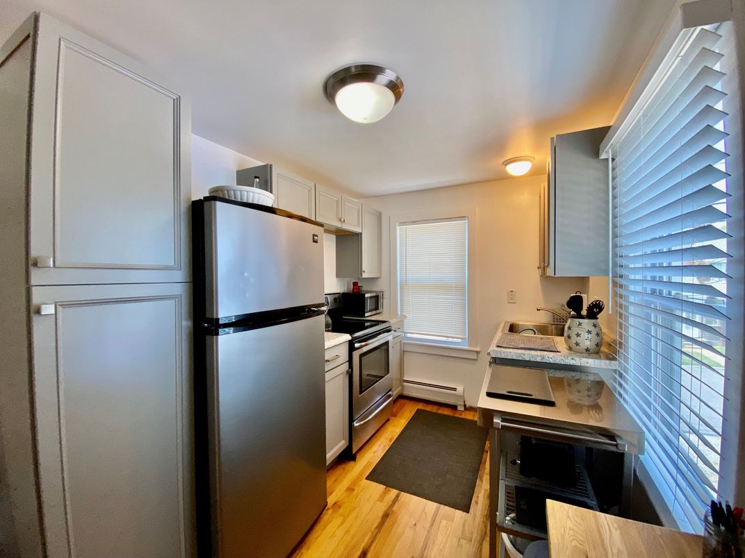 Interior, Kitchen, Wood Texture Flooring