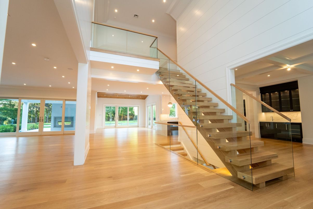 Interior, Recessed Lighting, Wood Texture Flooring