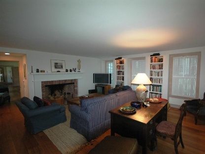 Dining room, Fireplace, Interior, Living room, Wood Texture Flooring