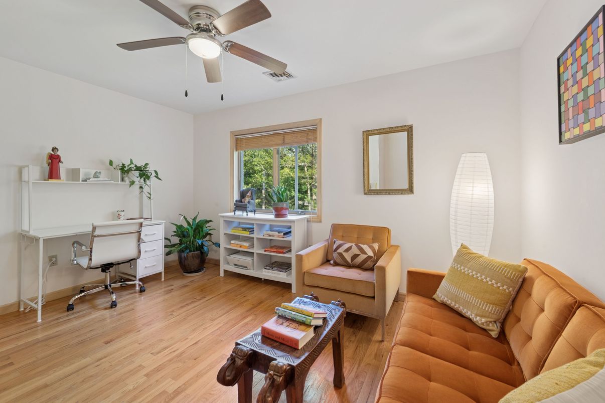 Home Office, Interior, Wood Texture Flooring
