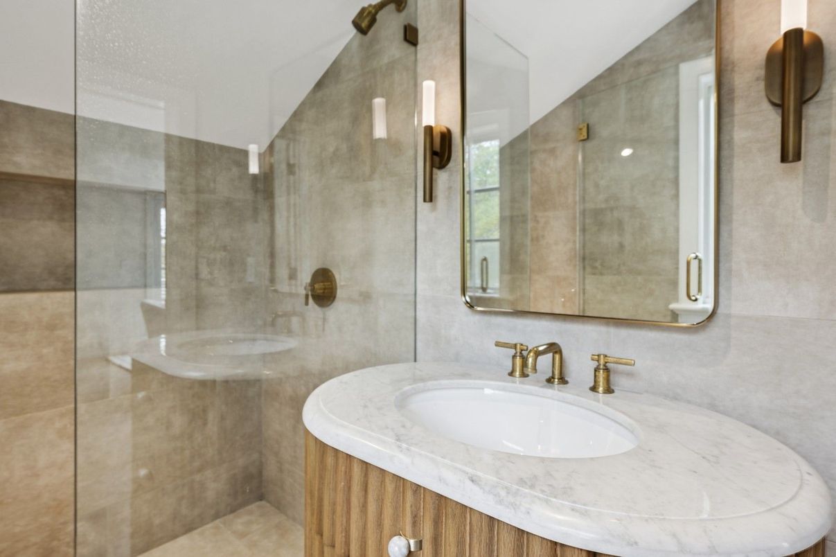 Bathroom, Glass Shower, Interior