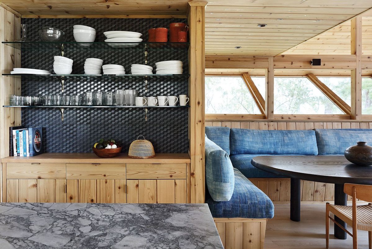 Interior, Living room, Wooden Ceilings, Wooden Walls