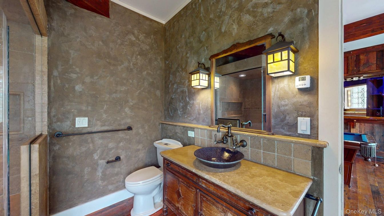 Bathroom, Interior, Wood Texture Flooring