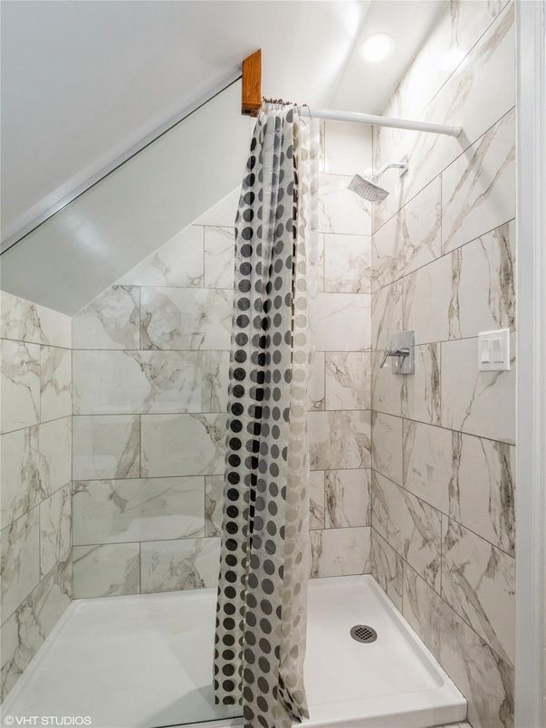 Bathroom, Glass Shower, Interior, Marble Walls