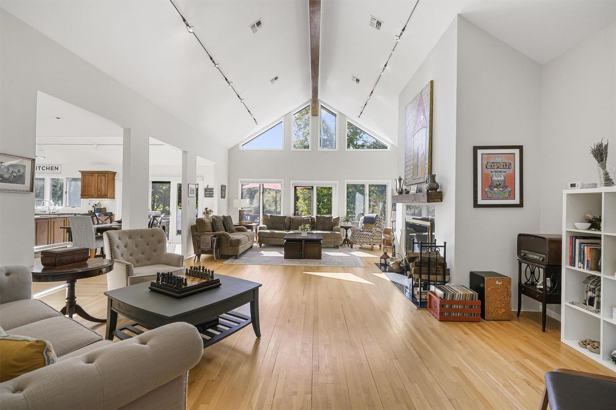 Fireplace, Interior, Living room, Wood Texture Flooring