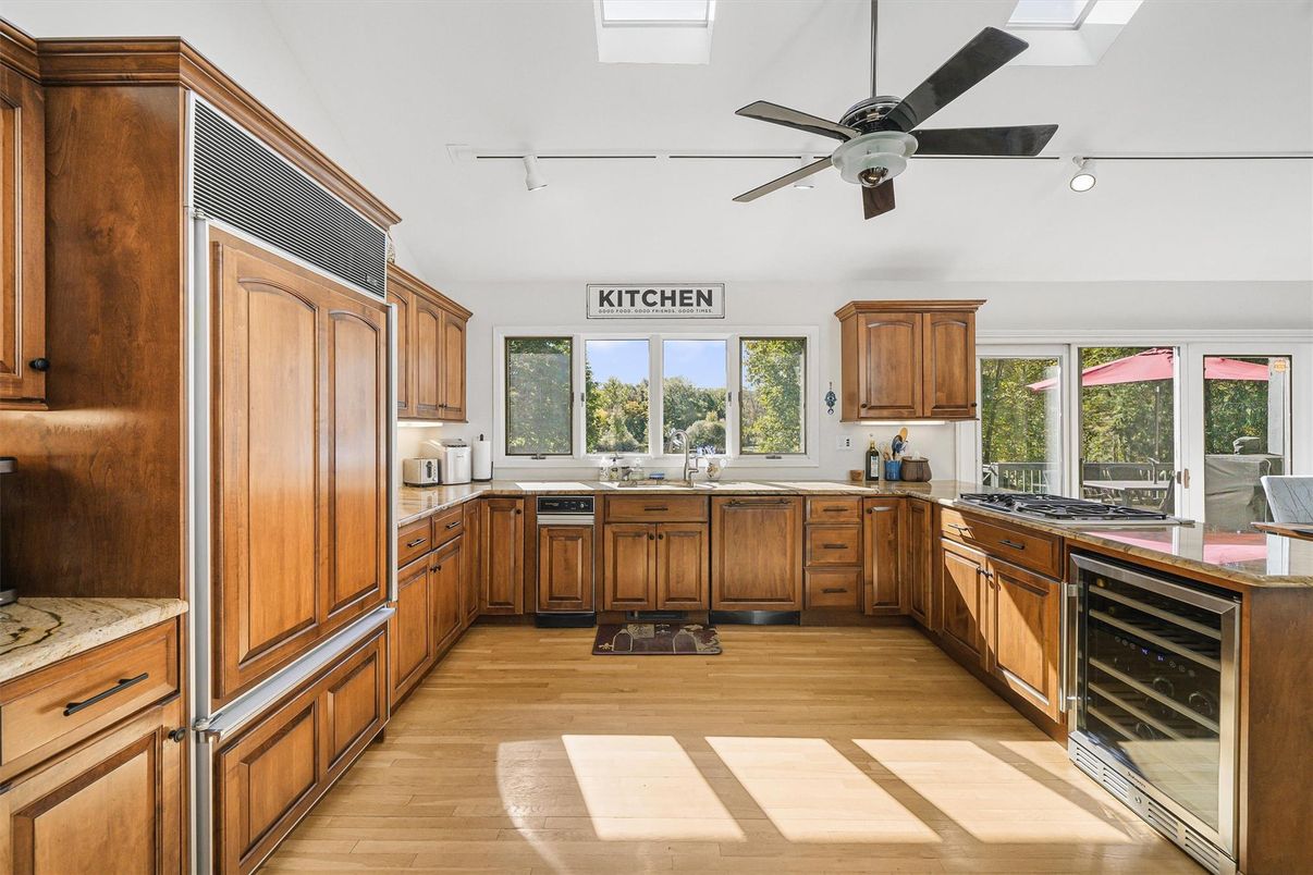 Interior, Kitchen, Wood Texture Flooring