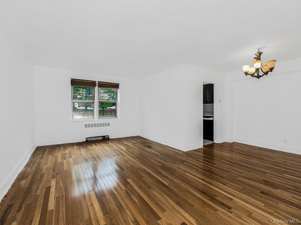 Chandelier, Empty room, Interior, Kitchen, Wood Texture Flooring