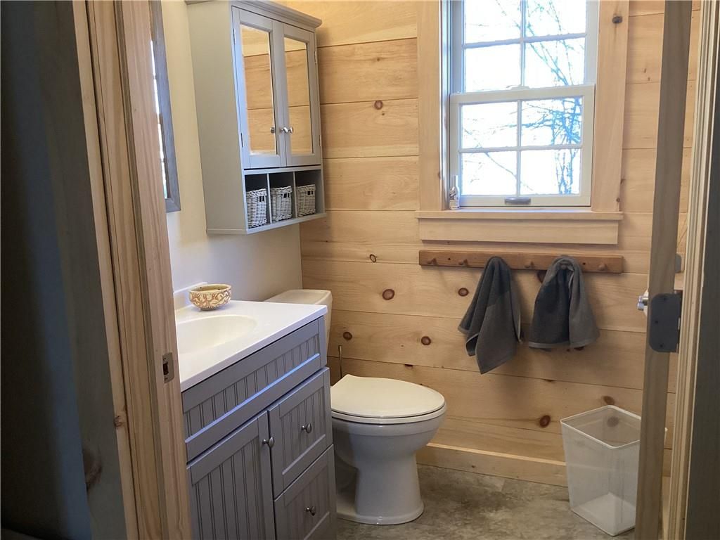 Bathroom, Interior, Wooden Walls