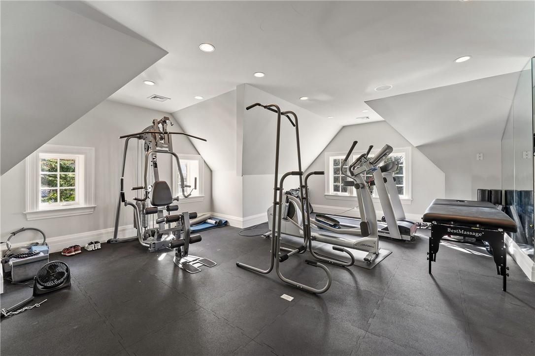 Fitness Equipment, Interior, Recessed Lighting