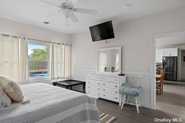 Bedroom, Interior, Wood Texture Flooring