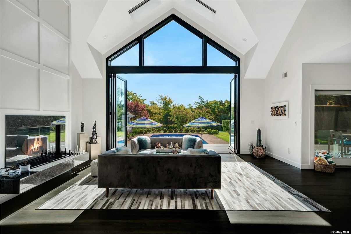 Fireplace, Interior, Wood Texture Flooring