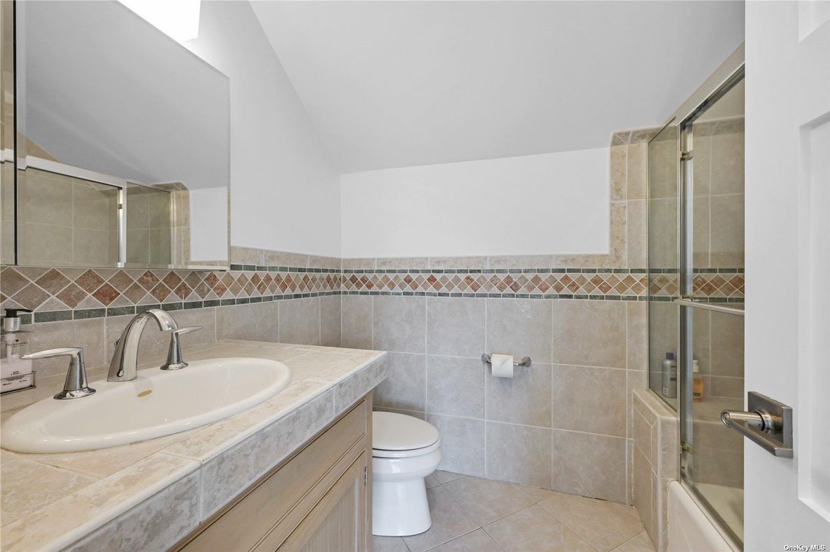 Bathroom, Glass Shower, Interior, Tile Countertops