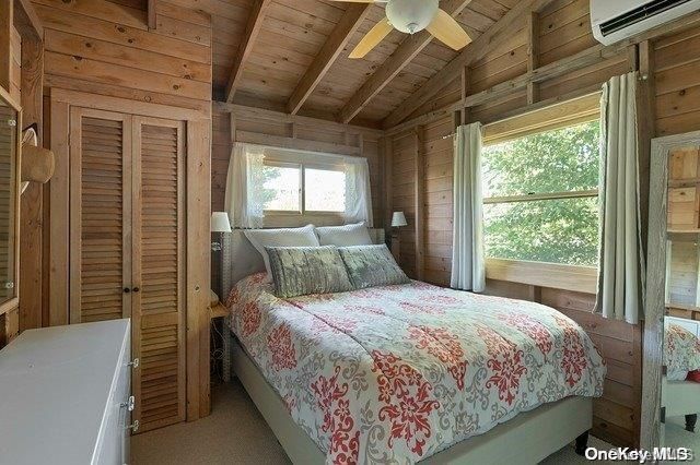 Bedroom, Interior, Wooden Beams, Wooden Ceilings, Wooden Walls