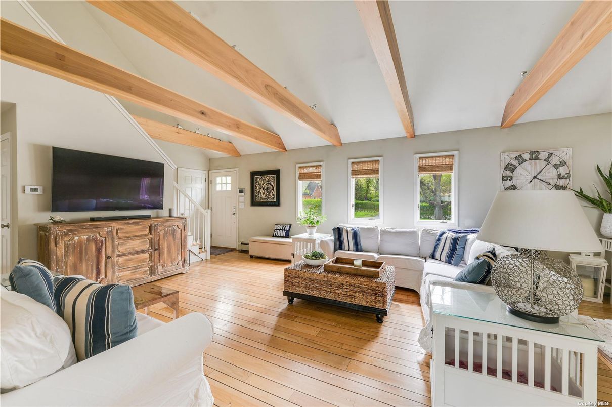 Interior, Living room, Wooden Beams, Wood Texture Flooring