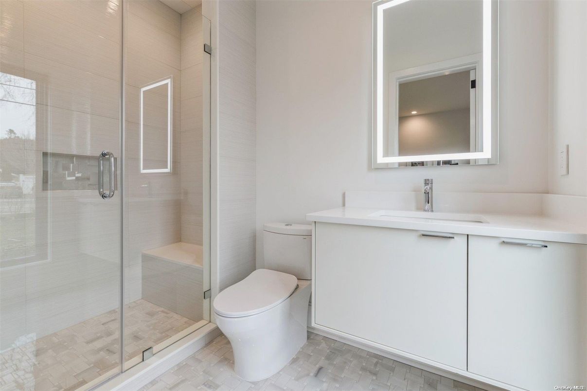 Bathroom, Glass Shower, Interior