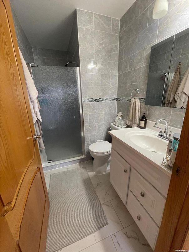 Bathroom, Glass Shower, Interior, Marble