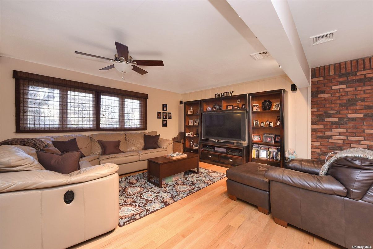 Interior, Living room, Stone Walls, Wood Texture Flooring