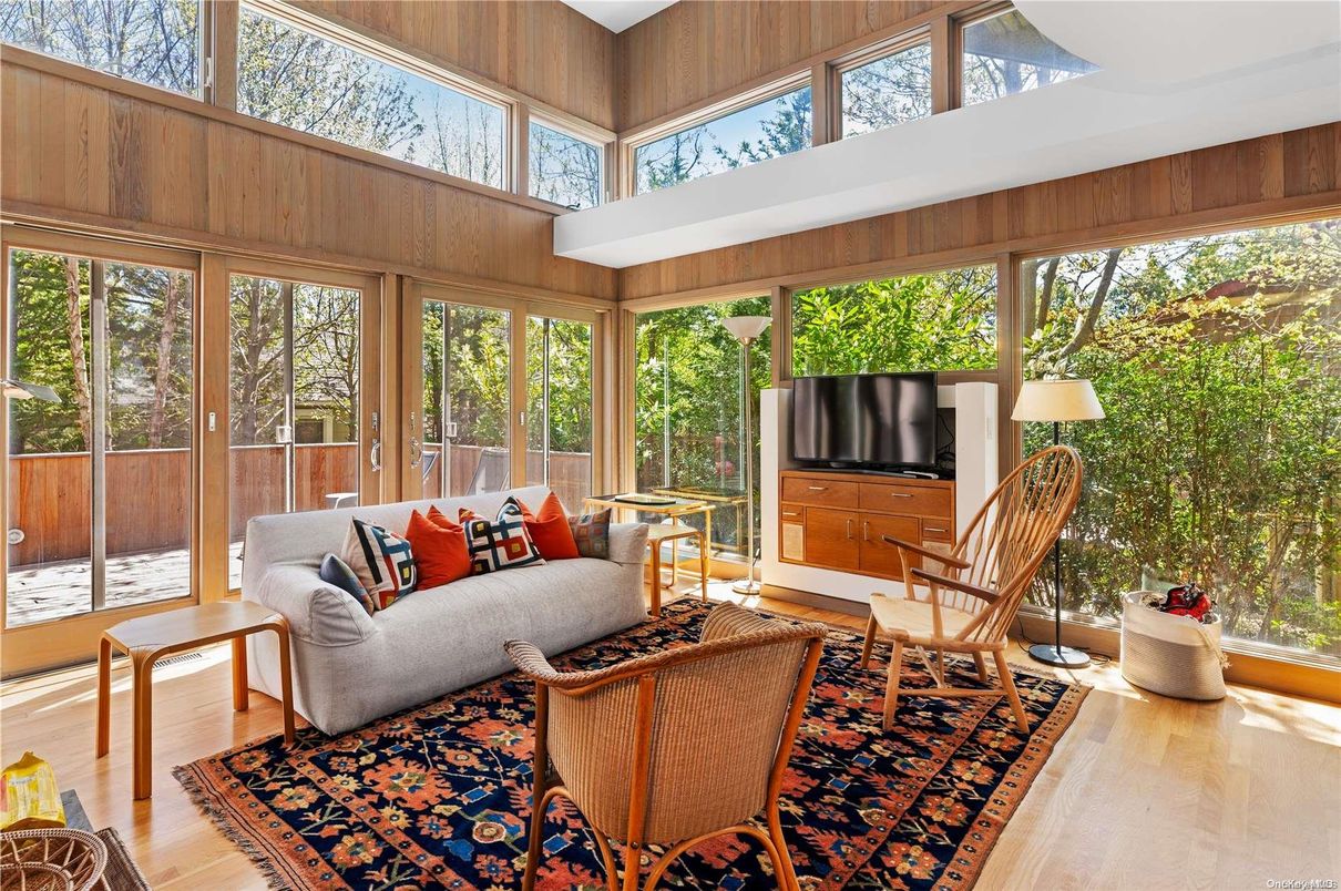 Interior, Living room, Sun Room, Wood Texture Flooring