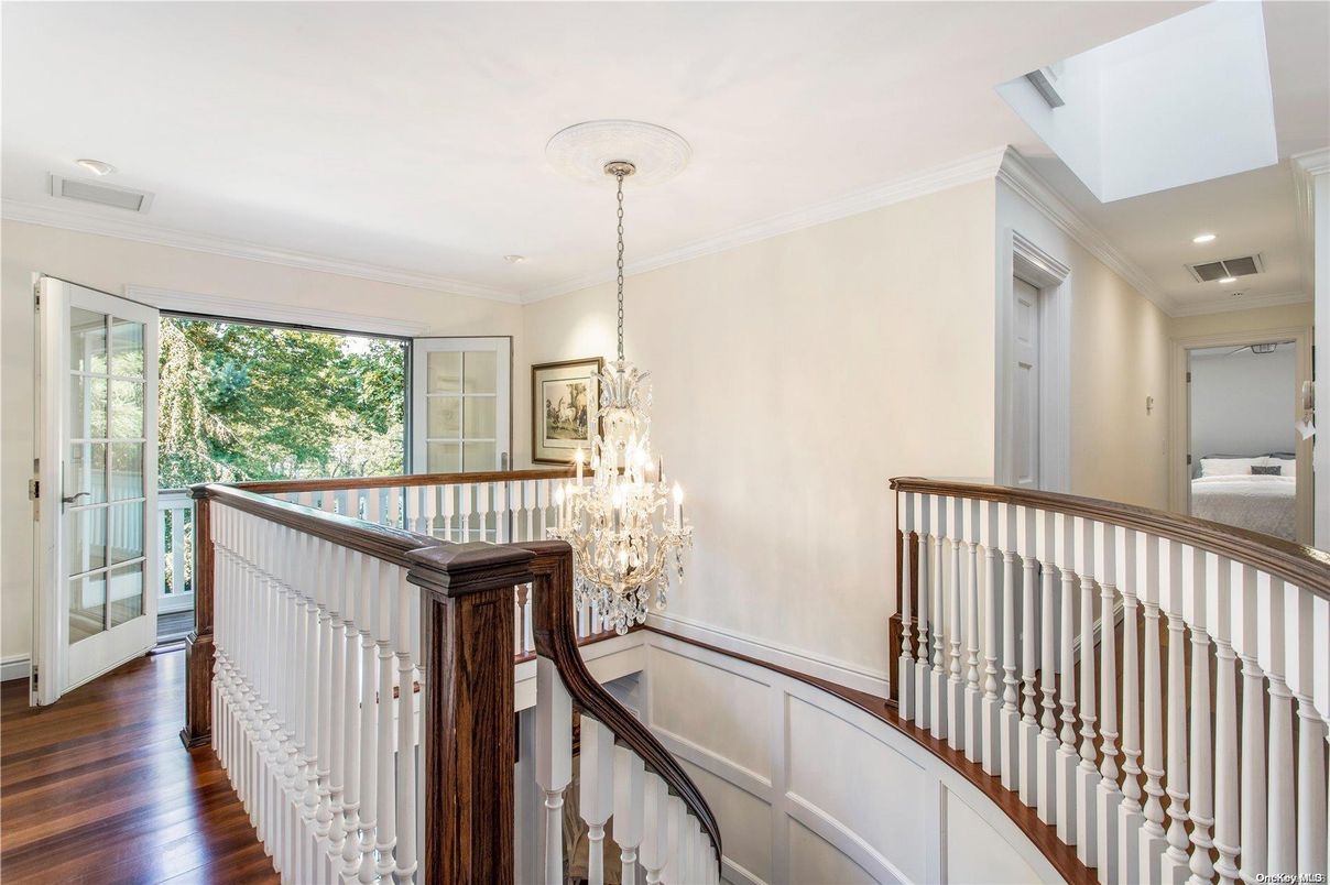 Chandelier, Interior, Recessed Lighting, Wood Texture Flooring