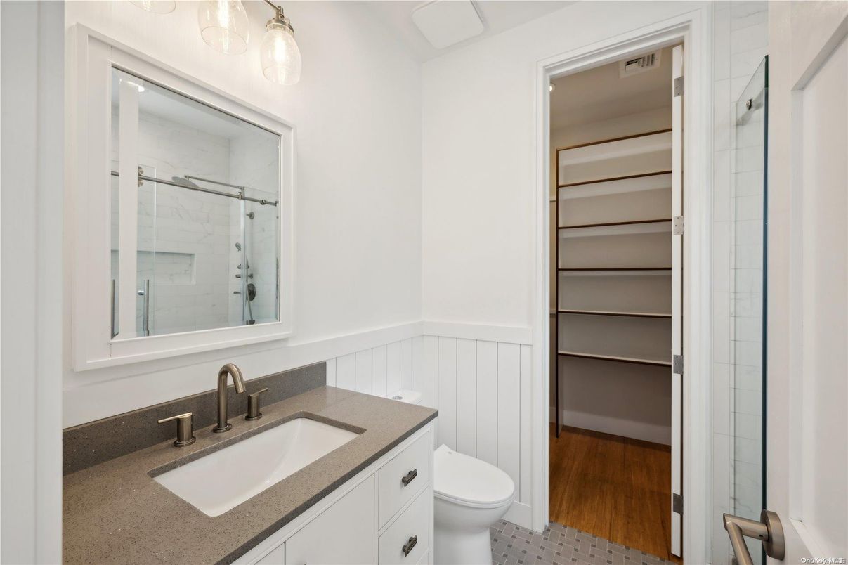 Bathroom, Interior, Wood Texture Flooring