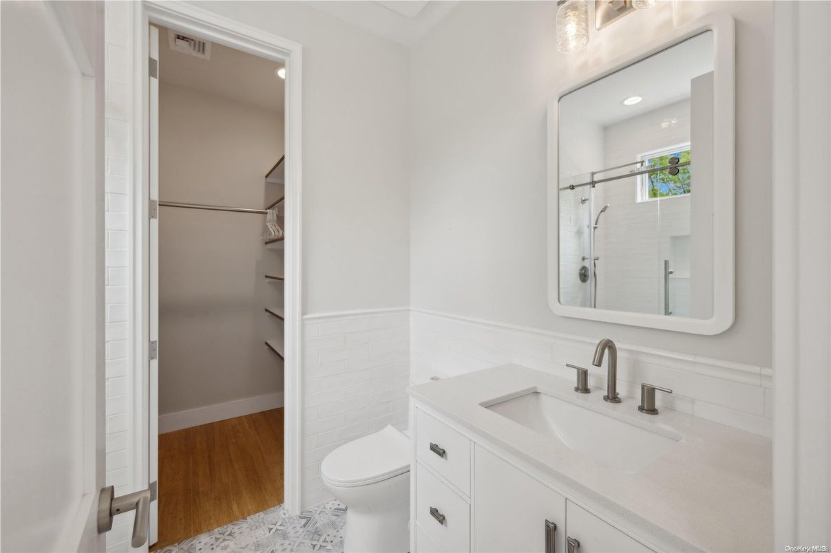 Bathroom, Interior, Wood Texture Flooring