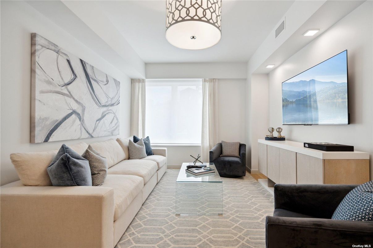 Interior, Living room, Recessed Lighting