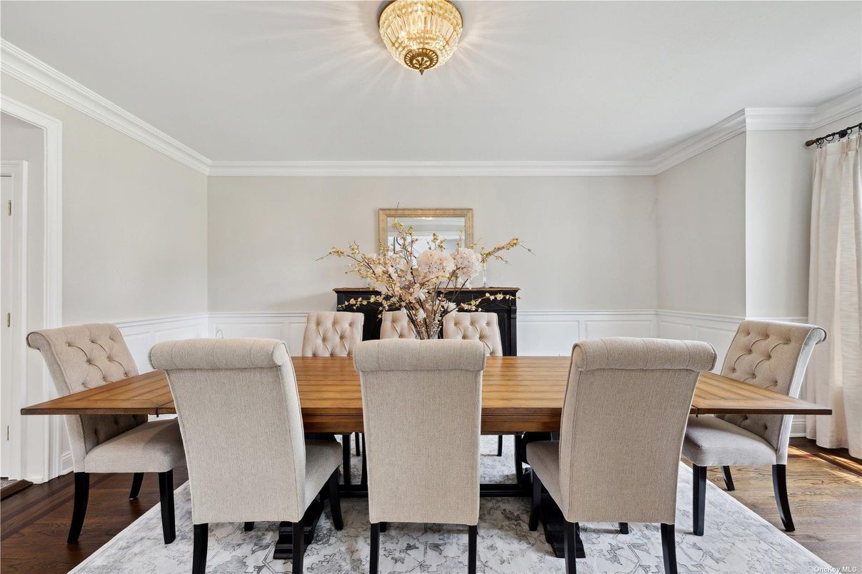 Dining room, Interior, Marble, Wood Texture Flooring